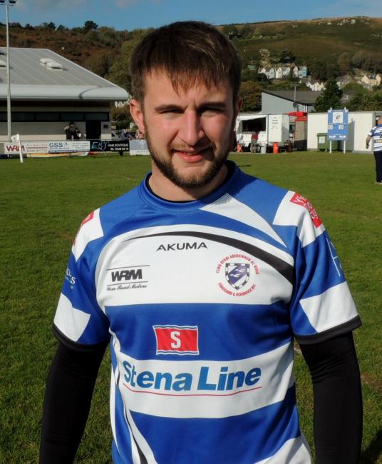 Ed Bendall - two tries for Fishguard 